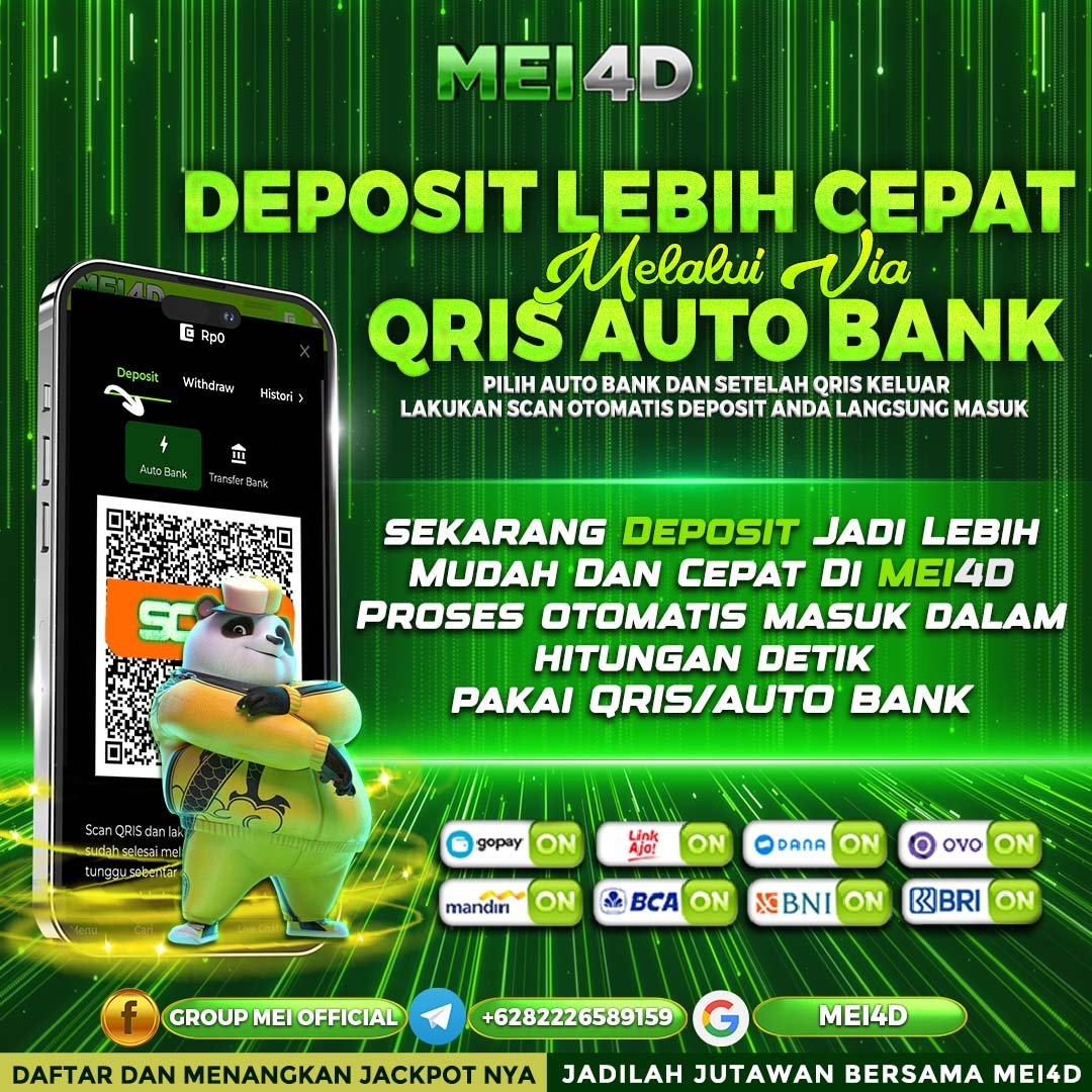 MEI4D: Daftar Situs Slot Gacor Online Deposit QRIS 5k